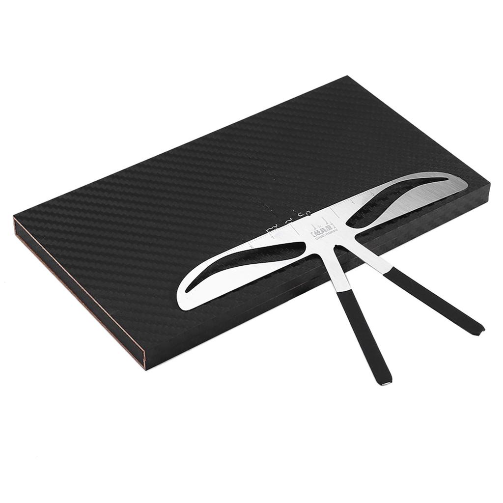 4 типа линейки для бровей, измеритель бровей, балансировочная линейка для наращивания, трафарет для формы бровей, линейка для наращивания бровей