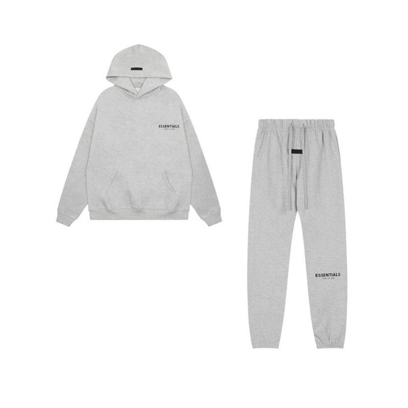 Мужская толстовка FOG с плюшевой подкладкой, двойная строчка, модный американский бренд, термотрансфер ESSENTIALS, свободный крой, парная куртка F