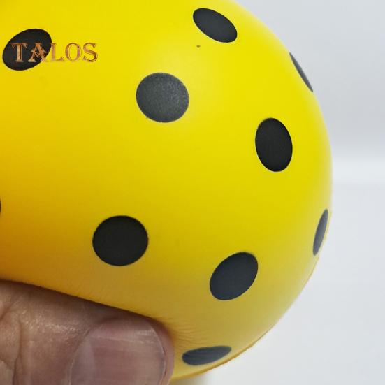 Тренировочные мячи для пиклбола из пеноматериала с тихим отскоком для тренировок и соревнований. Мячи для пиклбола из пеноматериала высокой плотности для безопасной игры.