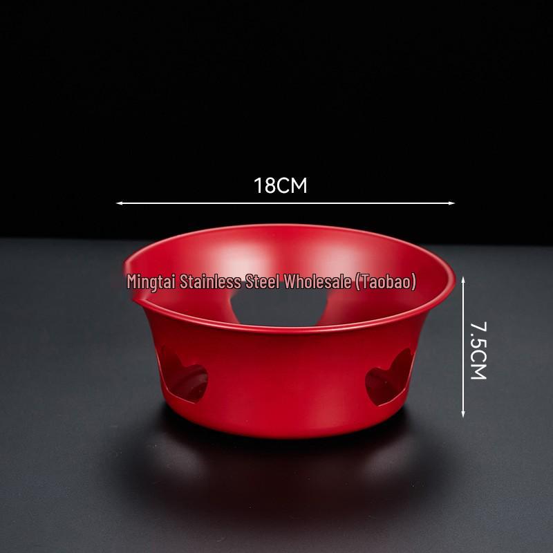 Thickened Stainless Steel Hot Pot with Alcohol Stove
