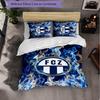 FC Zürich Themed Bedding 3Pcs Duvet Cover Set Decorative Bed Linen For Teen Room Home Decoration