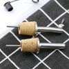 1 шт. Диспенсер для масла и уксуса из нержавеющей стали с пробкой-затычкой, кухонная воронка для сухого красного вина и оливковых масел