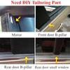 4M 20mm Car Front + Rear Side Window Glass Edging Weatherstrip Seal Strip Rubber