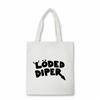 LODED DIPER DIARY OF A WIMP KID, холщовая сумка, женские холщовые сумки на плечо для женщин, сумка для покупок, большая вместительная сумка-шоппер