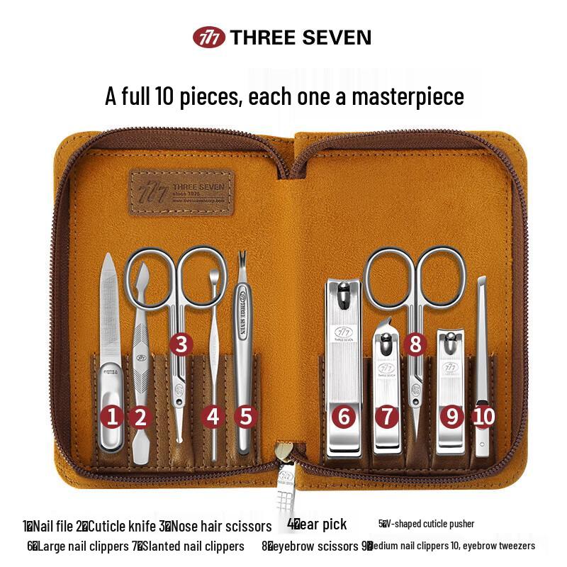 777 Professional 10-Piece Nail Care Set