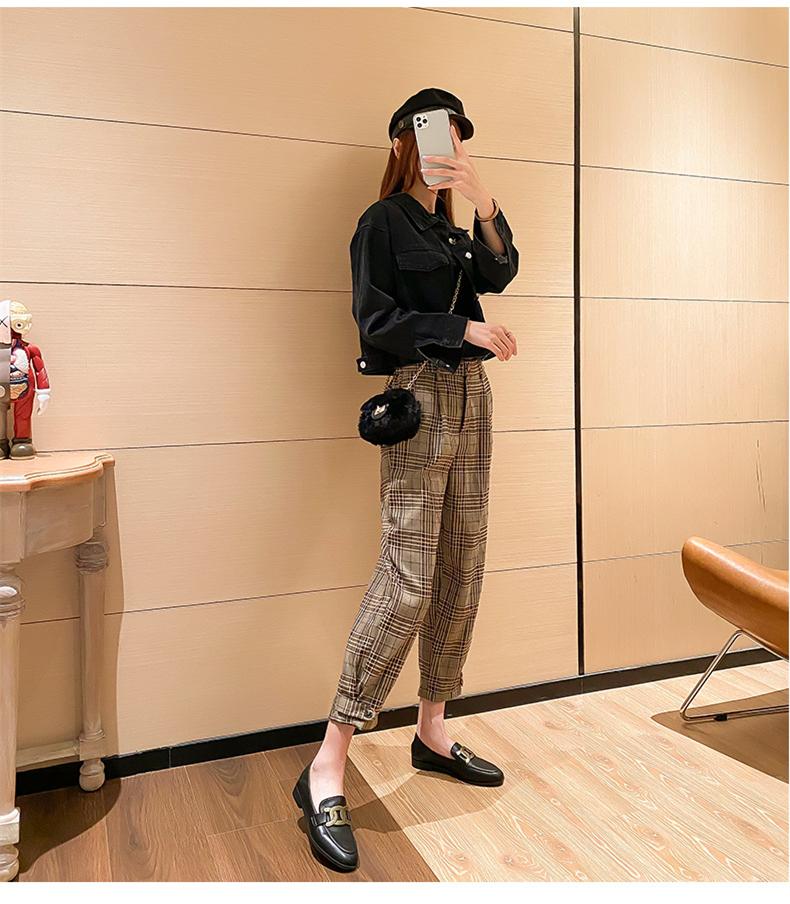 Модные туфли из натуральной кожи, женская обувь на плоской подошве, студенческая обувь, женская обувь в английском стиле, обувь для вождения и ходьбы.