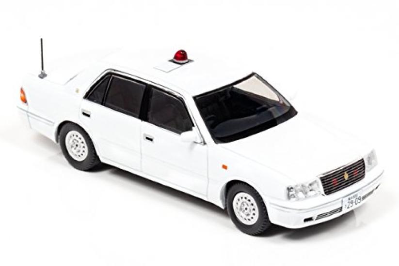Масштабная модель Toyota Crown 2000 Дорожный департамент полиции префектуры Канагава Мобильное подразделение Готовая модель RAI'S 1/43 (JZS155Z) Транспортное средство,