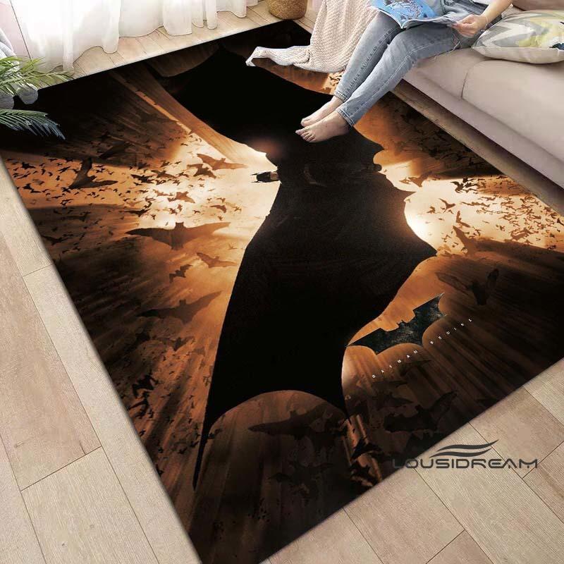 A Cool Batman Batmobile Rug—perfect for Use As A Bedroom Play Mat, Living Room Rug, or Home Decor.