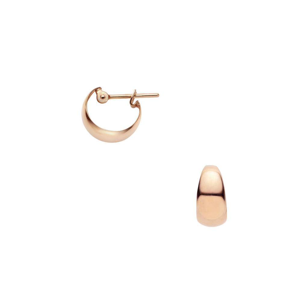 Серьги Vendome Aoyama K18 Розовое Золото Базовые Кольца AGAA1223 PG [Официальные] (Маленький)