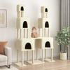 VidaXL Cat Tree with Sisal Scratching Posts Cream 199 Cm 172079