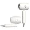 Foldable Portable Hair Dryer Blue Ionic Constant Temp Blow Dryer 3 Speed Setting For Home Dorm Use