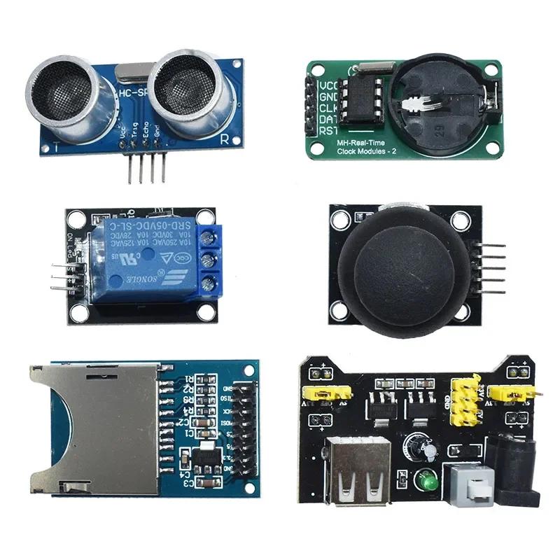 45 в 1 Модули датчиков 16 видов Стартовый набор для Arduino Raspberry Pi, лучше, чем 37 в 1 с коробкой DIY UNO R3 MEGA2560