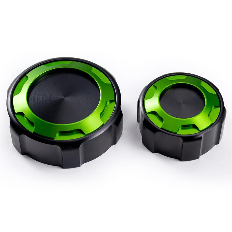 For Kawasaki Z750 Z 750 Z750S 2005-2011 2012 Motorcycle front and rear brake tank cap accessories and fuel filler cap protection