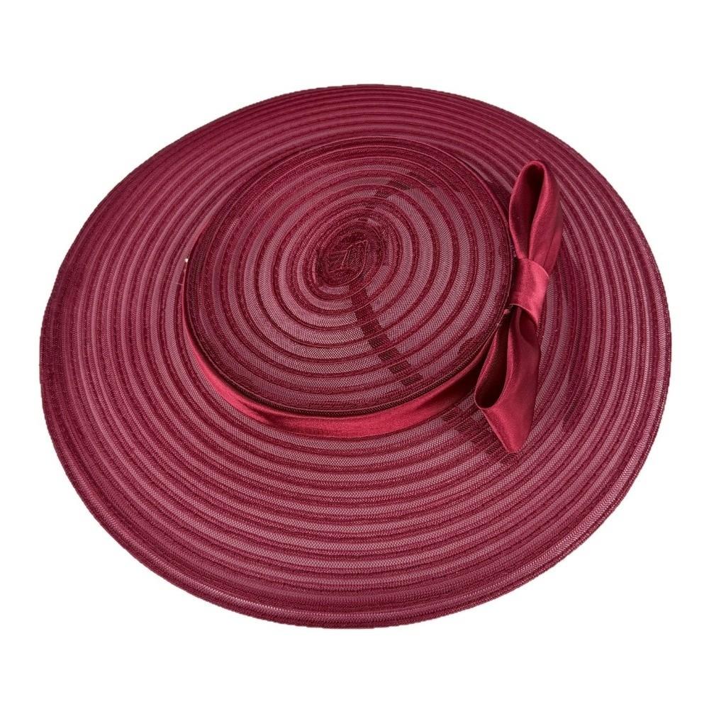 Elegant Wide Brim Fascinator Sun Protection Mesh Fascinator Fashion Kentucky Hat Women’s