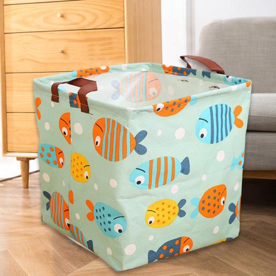 Корзина для хранения с двойной ручкой, бытовые принадлежности, дышащий куб, складные коробки для хранения одежды, корзина для белья, прочное хранение, дышащая