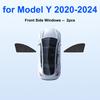 Sun Shade for Tesla Model Y Juniper 2025-2020 Car Windshield Sunshade Cover Front Side Window Privacy Blind Shading for Camping