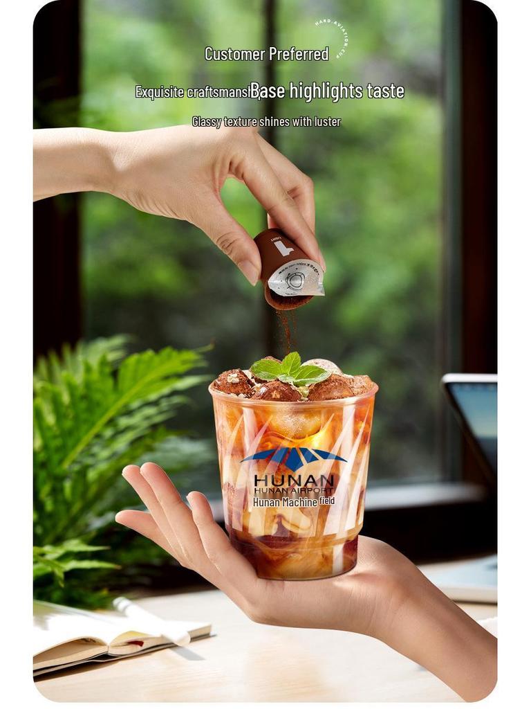 Disposable Transparent Food-Grade Plastic Cups, Thickened for Household & Reception Use