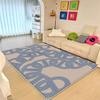 Современные абстрактные ковры для гостиной большой площади, украшение дома, милый стиль, ковер для спальни, короткий плюш, нескользящие моющиеся напольные коврики