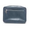 BURBERRY Check pattern Embossed Clutch Bag Pouch Black/SilverHardware