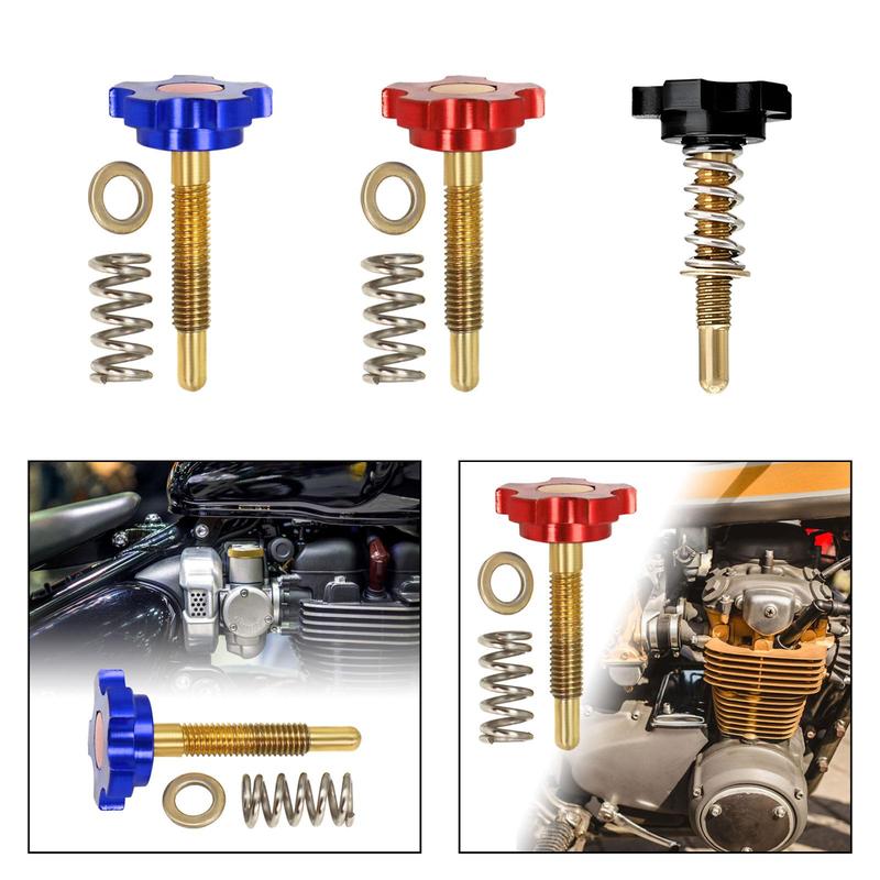 Metal Air Fuel Mixture Screw Adjustable Carburetor Accessory for Motorbike Idle Speed Tuning Replacement Part