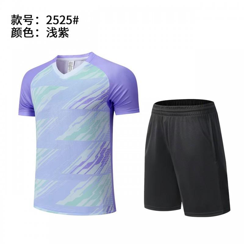 Quick-Dry Breathable Badminton Shirt Shorts Set Unisex Sportswear Tennis Ping Pong Training