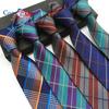 3.15" Fashion PaisleyTie Men Plaid  Necktie for Wedding