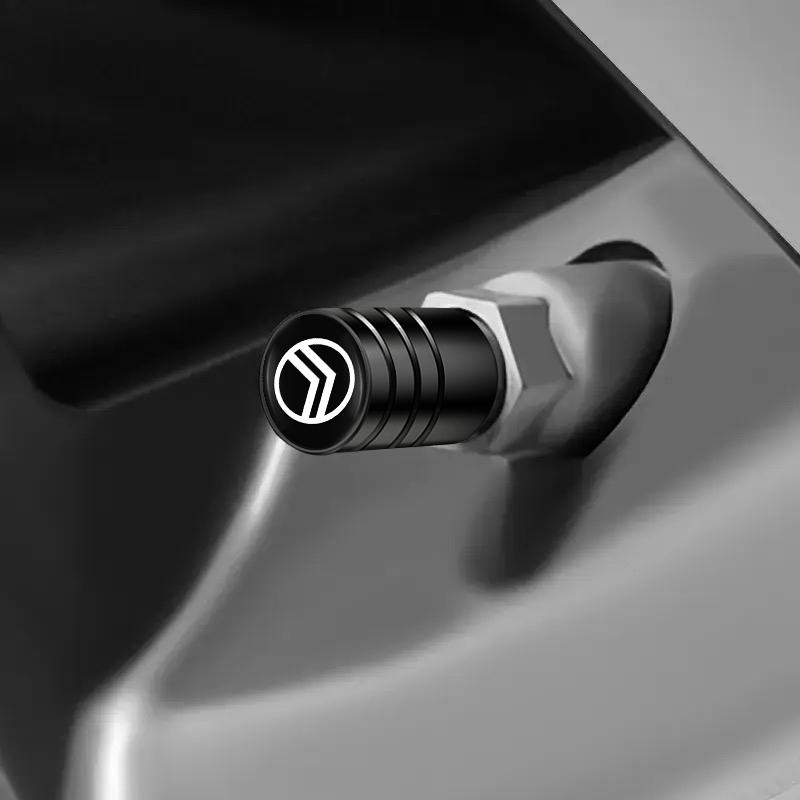 4Pcs Metal Tire Valve Caps Car Tyre Air Stems Cover For Citroen C8 DS3 C6 C3 Vts C4 Saxo C4L C5 C2 Xsara C3-XR Picasso Berlingo amt123