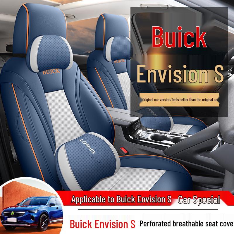 Buick Envision S Leather Car Seat Cushion - Universal Fit for All Seasons, 5-Seater