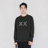 Uniqlo Свитшот унисекс с круглым вырезом и длинным рукавом, коллаборация X Kaws, черный 416115-09