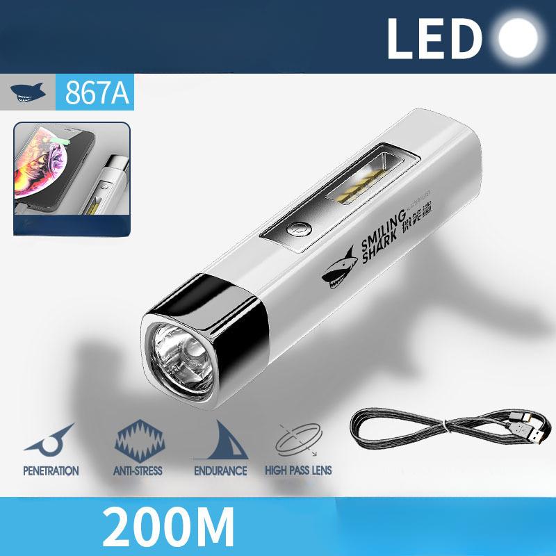 Фонарик Power Bank, светодиодный фонарик, зарядка, яркий фонарик, сильный свет, аварийная зарядка на большие расстояния, сокровище