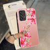 Чехол для Samsung Galaxy A24 A25 A15 A16 A31 A21s A23 A13 A14 A12 A26 A35 A34 A17 A20s Чехол для телефона Вишневый Цветок Печать Прозрачный Крутой