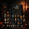 Halloween Countdown Gift Set Advent Calendar 2026, 31 Nights of Fright Box with Decorative Charms Mini Spooky Figurines, Surprising for Home