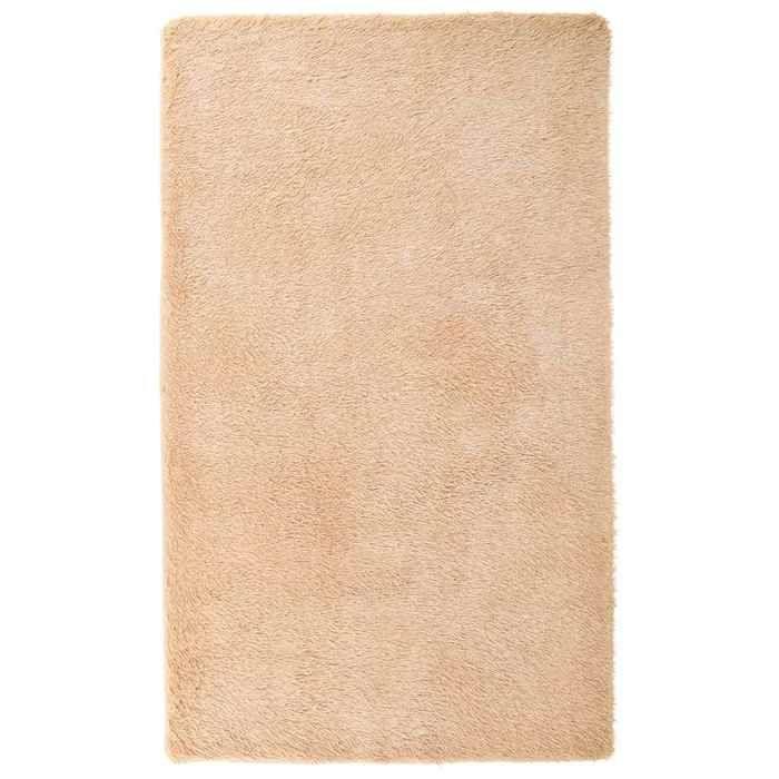 VidaXL Shaggy Rug with Long Pile Beige 60x100 Cm Polyester, Rug, Bedroom Rug, Modern Rug, Living Room Rug, Rug 4102805
