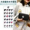 2023 Waterproof Women's Three-layer Zipper Coin Wallet Cosmetic Bag Canvas Women Purse Clutch Women's Purse Best Phone Wallet