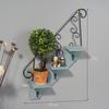 Zhongen Wall-Mounted Iron Art Flower Shelf