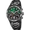 Festina Chrono Bike Set F20673/2 Men's Watch - Quartz - Steel - Green Dial - 3 ATM Waterproof