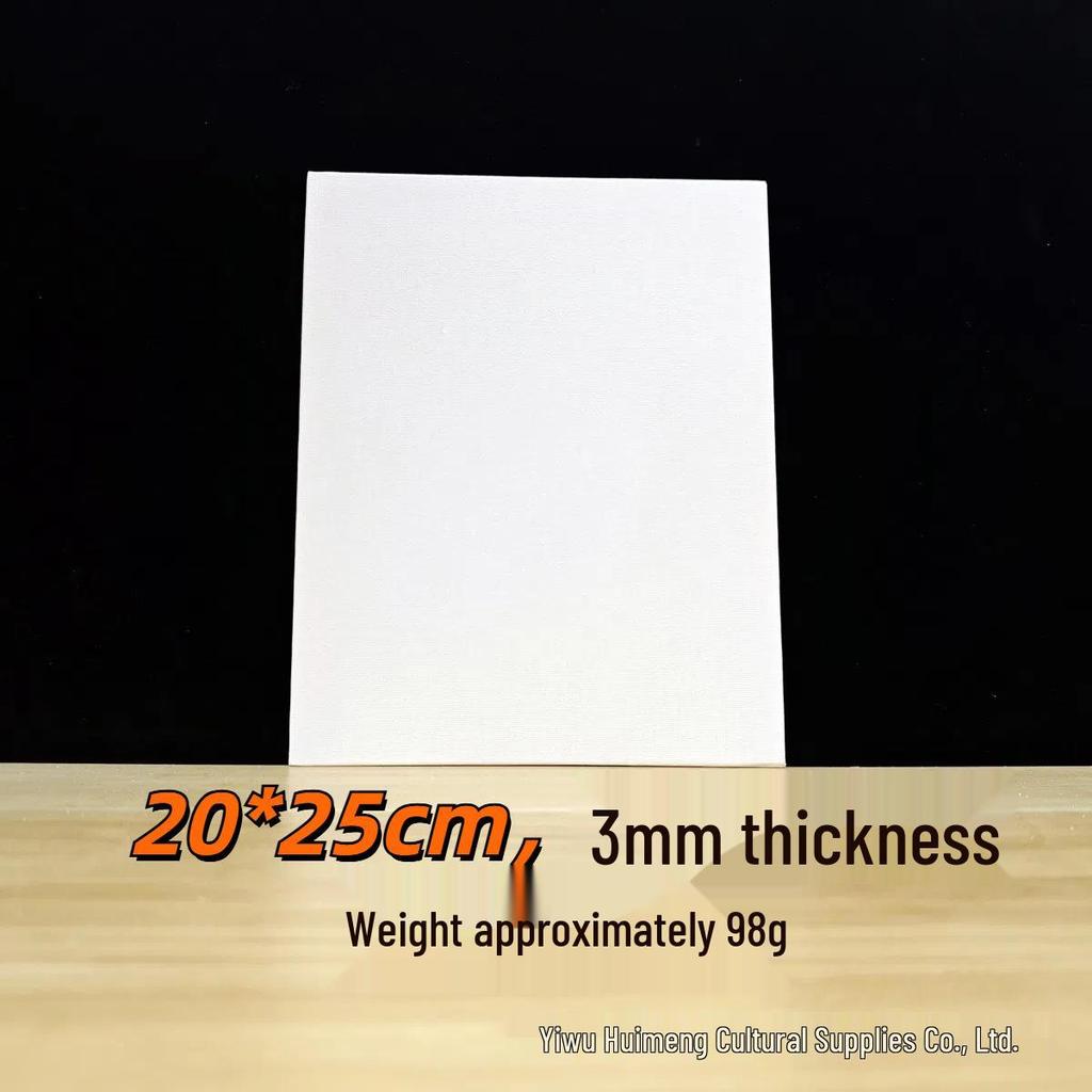 Холст для рисования толщиной 3 мм: Портативный холст из чистого хлопка для масляной и акриловой живописи для студентов-художников и профессионалов