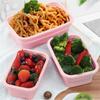 Collapsible Portable 4Pcs Kitchen Silicone Bowl For Food Storage, Picnic, Microwavable, Eco - Friendly Lunch Box
