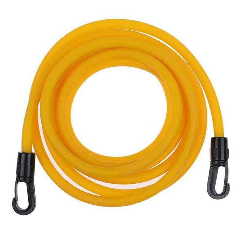 Регулируемое сопротивление для тренировок в плавании, ремень безопасности для плавания, эластичная веревочная лента, 3/4 м