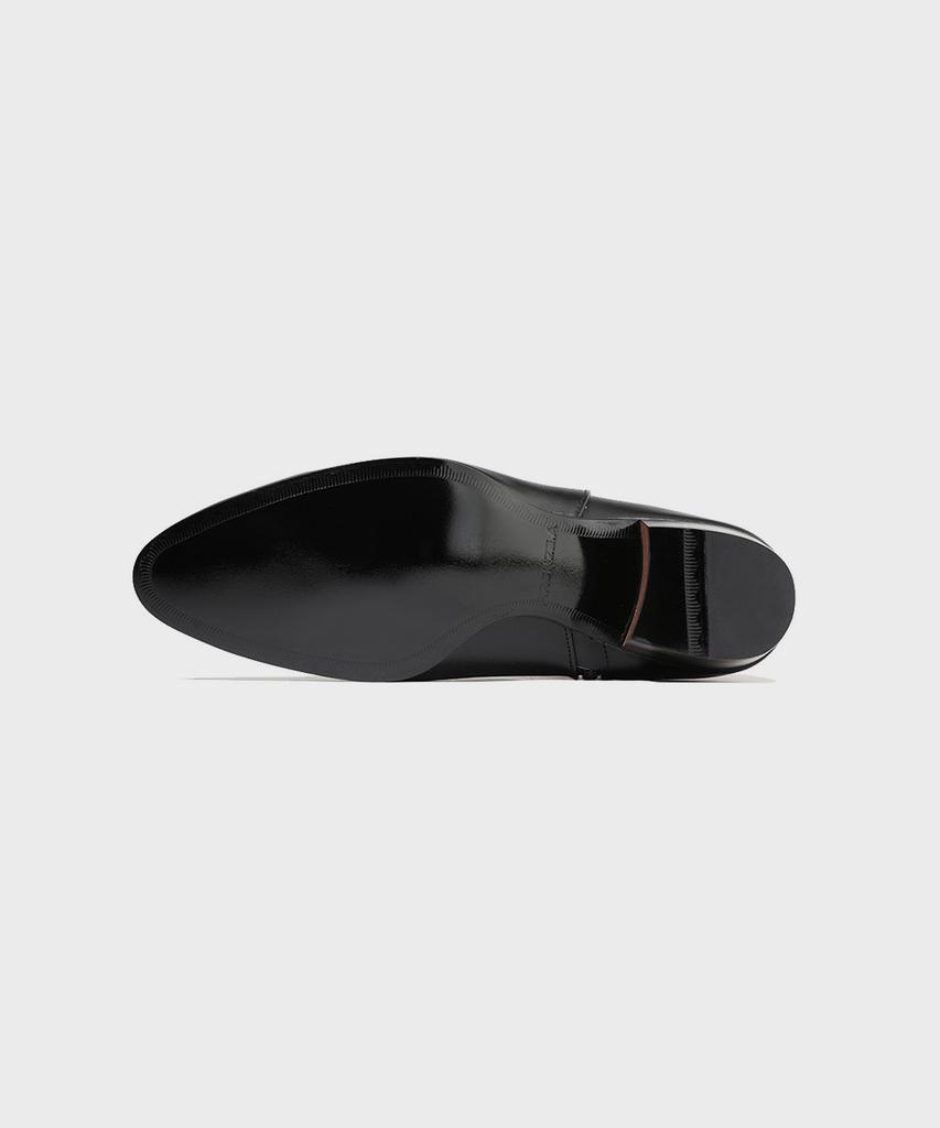 Firenze Atelier 4.7Cm Castarsole Minimal Zipper Ankle Boots 3335 [Black Fg]