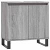 VidaXL Armoire de bain sonoma gris 58x33x60 cm bois d'ingénierie 831594