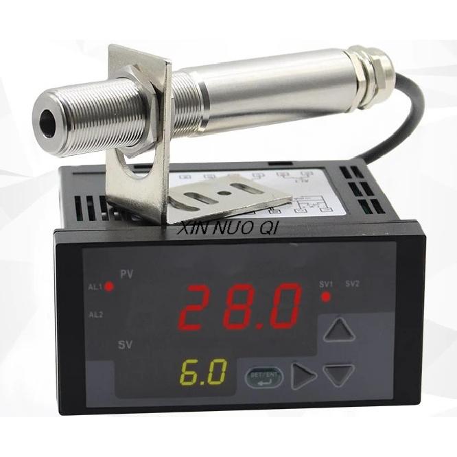 Industrial Non-contact Online Infrared Thermodetector Probe High Temperature Infrared Temperature Sensor Transmitter 4-20ma