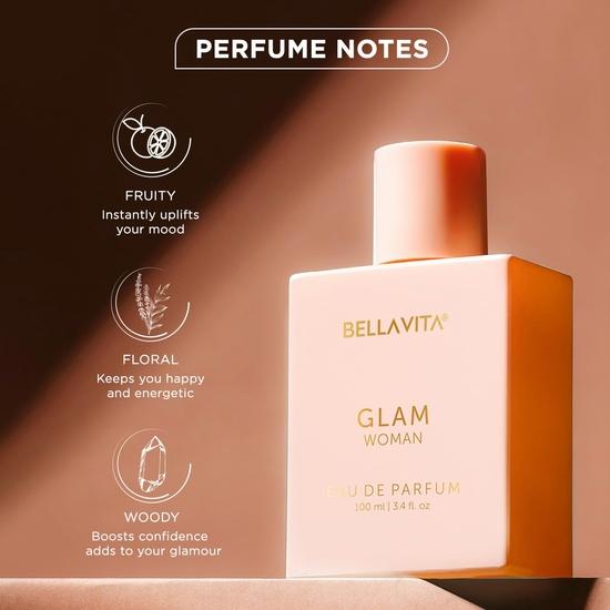 Bella Vita Роскошный мужской и женский набор Skai Edc & Glam Edp, 2 флакона премиального стойкого аромата, водяные ноты и , по 100 мл каждый
