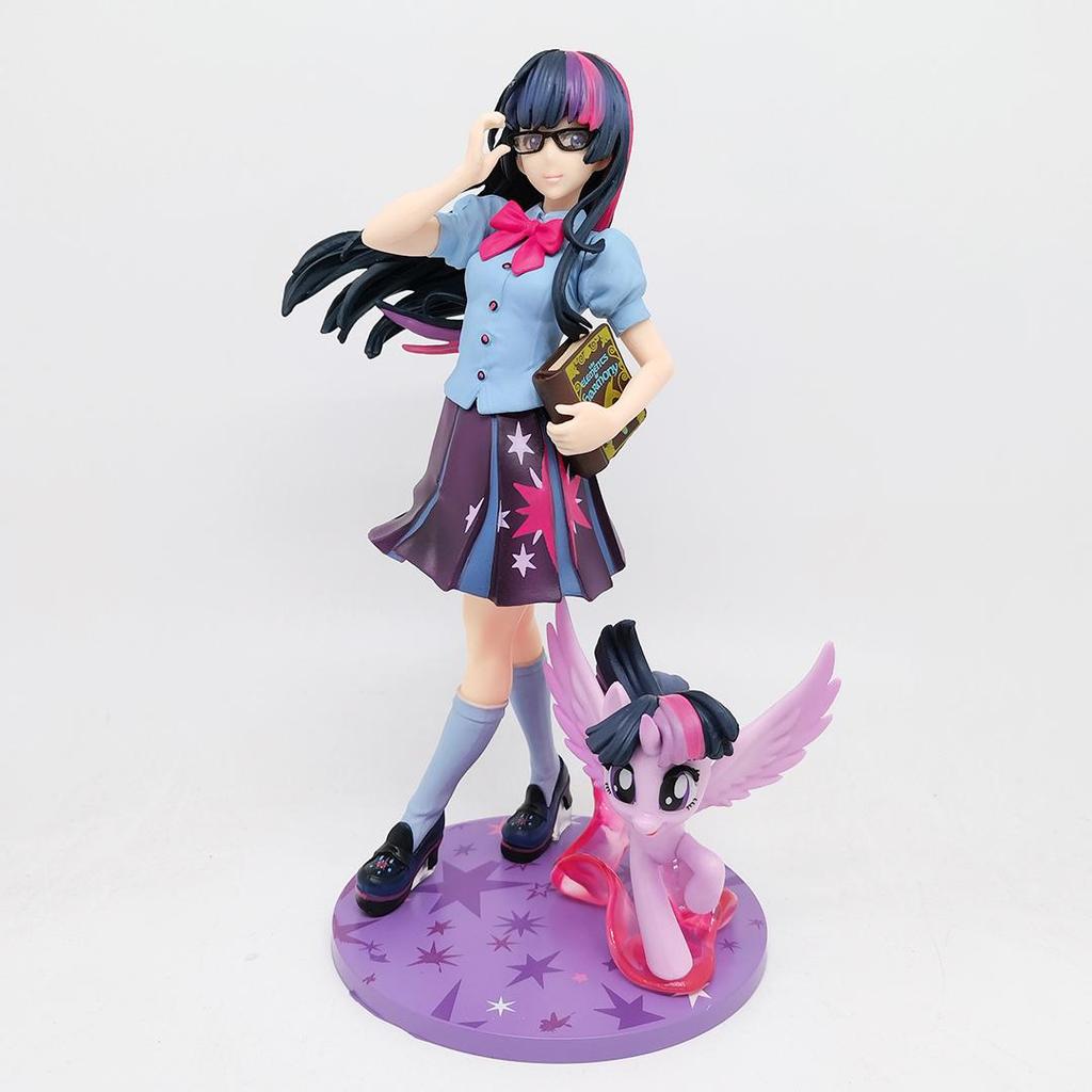 VOCALOID Hatsune Miku Figure My Little Pony Bishoujo Pinkie Pie Fluttershy Anime PVC Action Figure Toy Collection Modle Doll