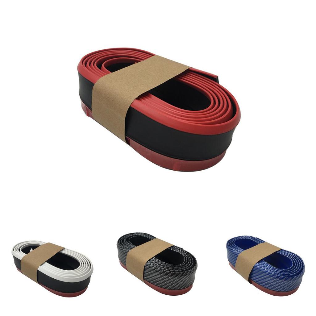 Сверхдлинный передний бампер-губа для автомобиля из углеродного волокна, универсальная посадка, несколько вариантов цвета