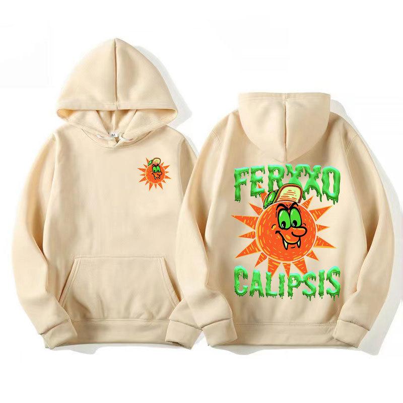 Толстовка Ferxxo Calipsis с принтом, модная, повседневная, оверсайз, унисекс, осенне-зимняя, флисовая, уличная одежда, топы, мужские судадерас