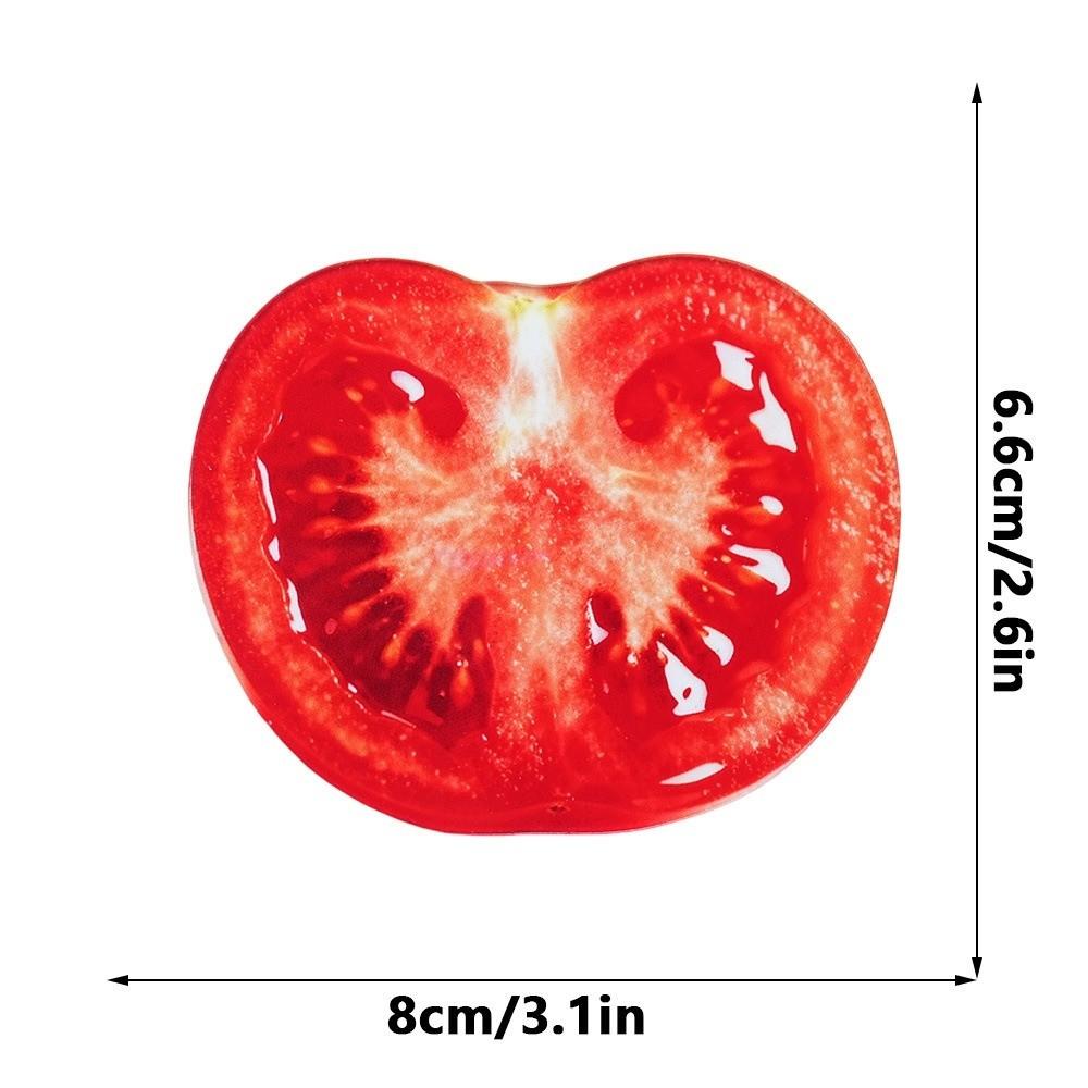 Simulation Fruit Translucent Bookmark Refractive Color Fruit Bookmark Acrylic Bookmark Note Marker