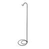 1.2m Outdoor Shepherd Hook Wrought Iron Garden Stake Hanger for Bird Feeder Solar Lights Wedding
