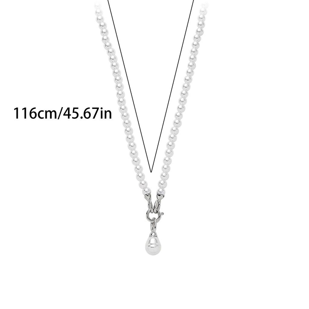 Elegant Pearls Body Chain Necklace Stylish Pearls Body Accessory Elegant Crossbody Chain for Party and Wedding Wear