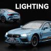 1/24 BMW M8 Alloy Superscar Модель Масштаб Литой Металлический Автомобиль Звук и Свет Моделирование Коллекционные Игрушки Подарок На День Рождения Детей